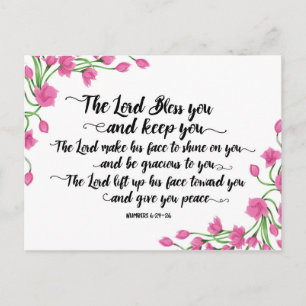 Lord Bless You and Behålla You Postcard Vykort