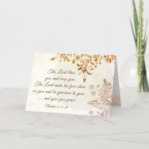 Lord Bless You Numbers 6:24 Bible Vintage