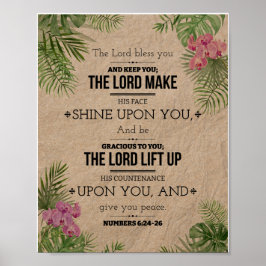 Lord Bless You, nummer 6:24-26 Poster