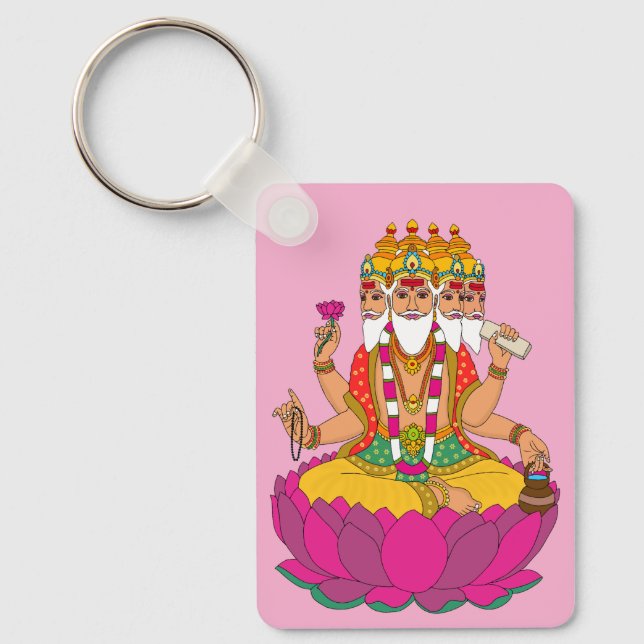 Lord Brahma Keychain Nyckelring (Framsida)