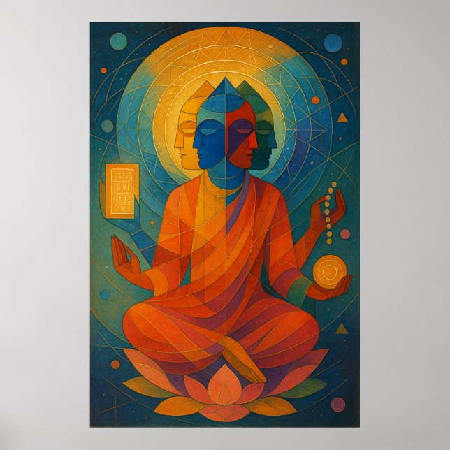 Lord Brahma - Kreator of the Universe Artwork Poster (Framsidan)