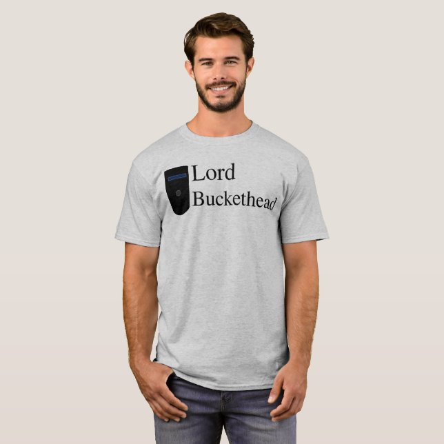 Lord Buckethead Skjorta T-shirt (Hel framsida)