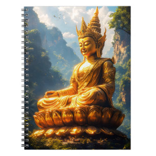 Lord Buddha från det gyllene landet Anteckningsbok