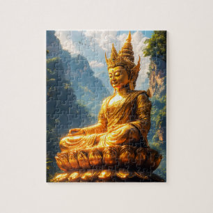 Lord Buddha från det gyllene landet Pussel