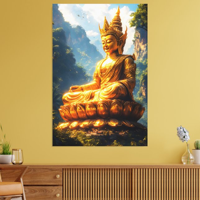 Lord Buddha of the Golden Land Canvastryck (Insitu (Vardagsrum))