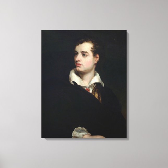 Lord Byron (av Laslett John Pott) Canvastryck (Framsida)