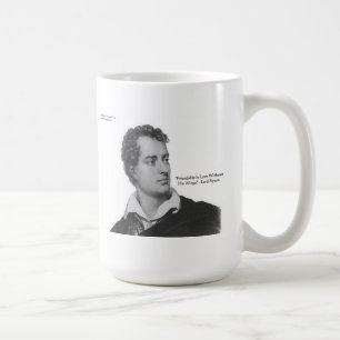 Lord Byron "Kärlek utan vingar" Citatpresenter & T Kaffemugg