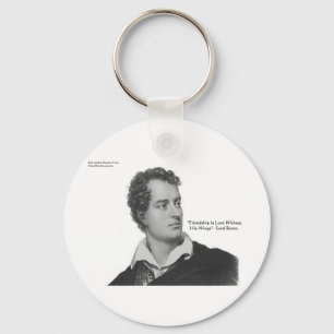Lord Byron "Kärlek utan vingar" Citatpresenter & T Nyckelring