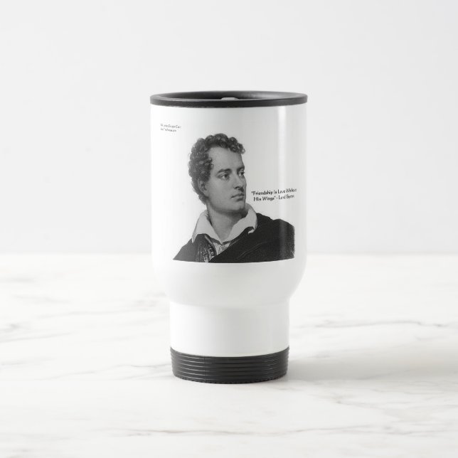Lord Byron "Kärlek utan vingar" Citatpresenter & T Resemugg (Center)