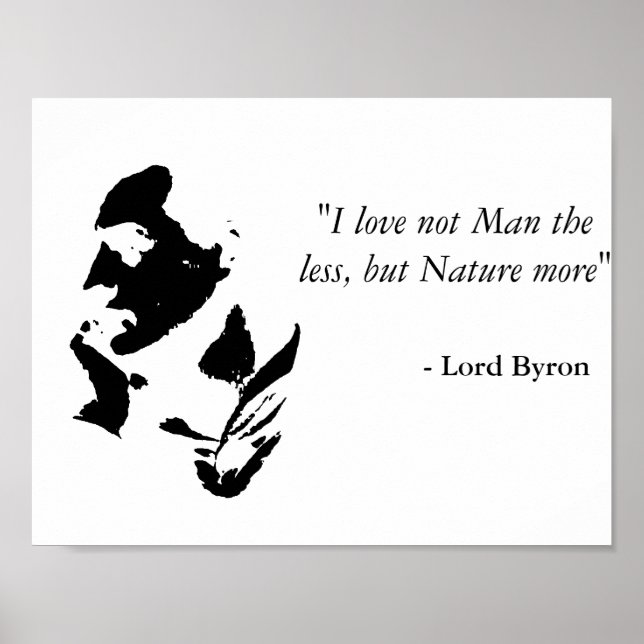Lord Byron Poster (Framsidan)