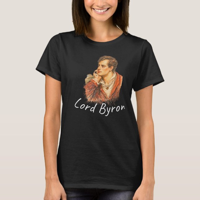 Lord Byron  T Shirt (Framsida)