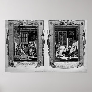 Lord Cromwell presenter bibeln till Henry VIII Poster