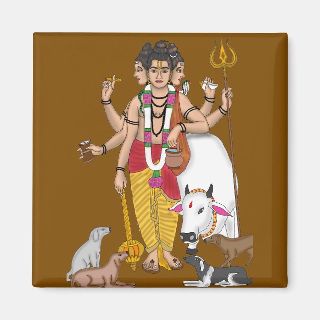Lord Dattatreya  Magnet (Framsidan)
