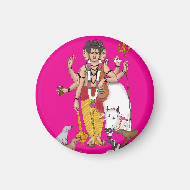 Lord Dattatreya  Magnet (Framsidan)