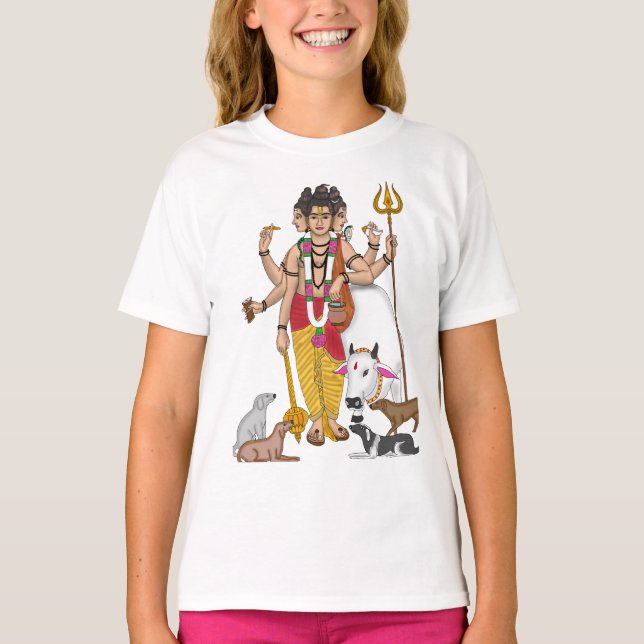 Lord Dattatreya T Shirt (Framsida)