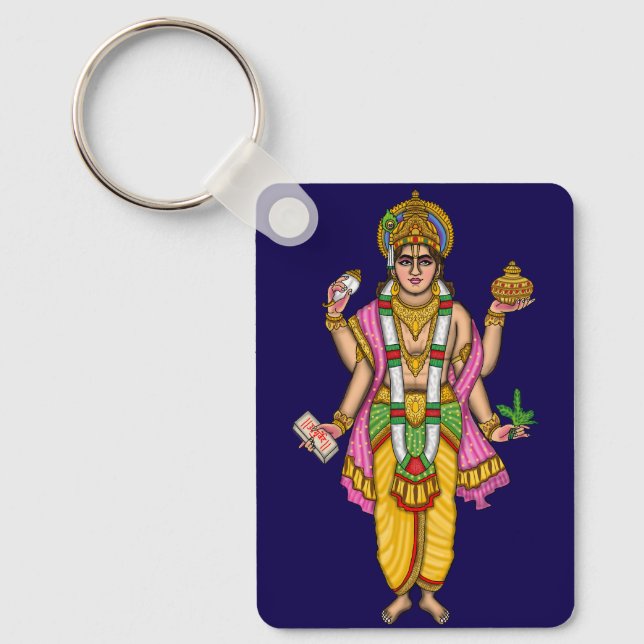Lord Dhanvantari-nyckelring Nyckelring (Framsida)