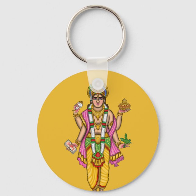 Lord Dhanvantari-nyckelring Nyckelring (Framsida)