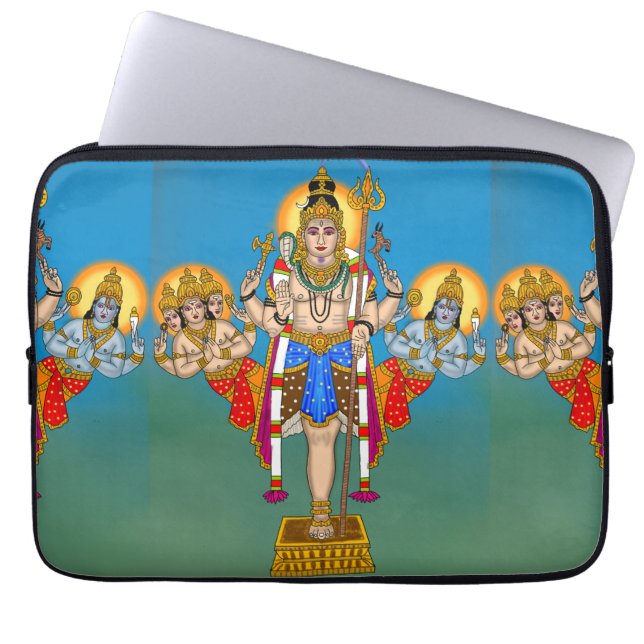 Lord Ekpada Shiva Bärbar Datordäckning Laptop Fodral (Framsidan)