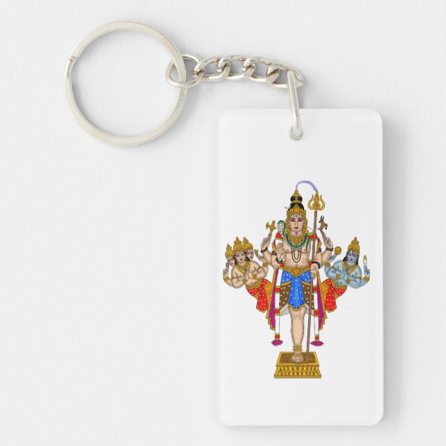Lord Ekpada Shiva Keychain (Framsidan)