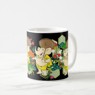Lord Ganesh Andlig Elephant för Lycka till Kaffemugg