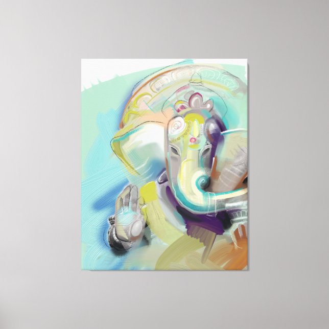 Lord Ganesh Art Canvas (Framsida)