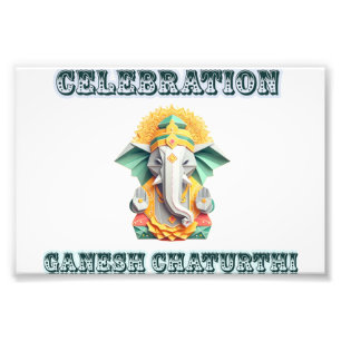 Lord Ganesh Fototryck