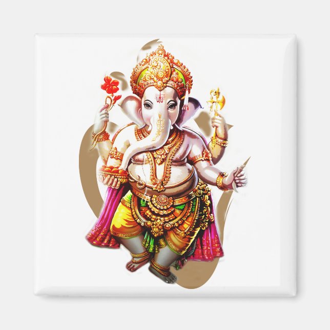 Lord Ganesh, Ganesha, Ganapati Ganpati Shri Ganesh Magnet (Framsidan)
