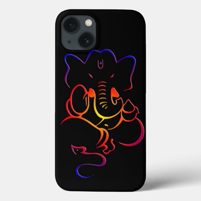 Lord Ganesh, Hindu Gud Apple Iphone Design Fodral (Baksida)