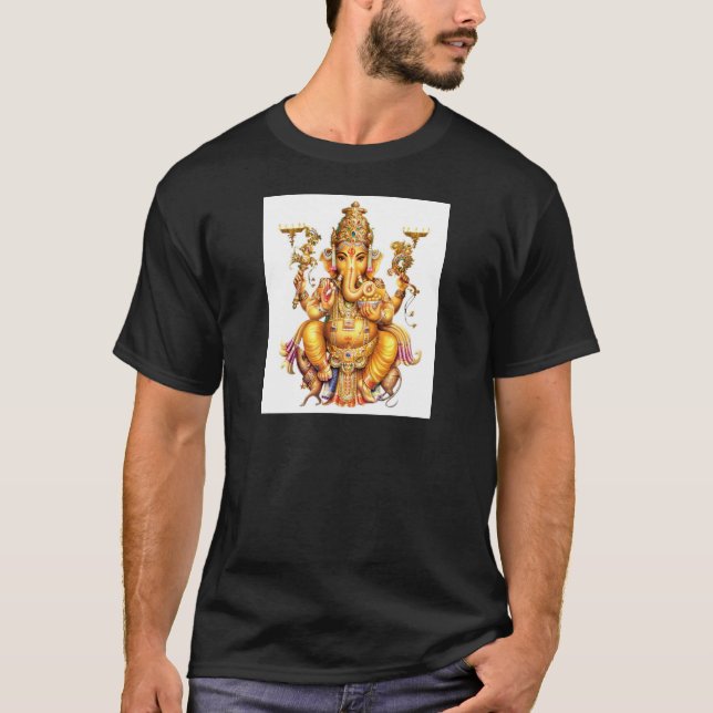 LORD GANESH HINDUISK GUD TEE (Framsida)