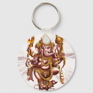 Lord Ganesh Lycka till Charm Nyckelring