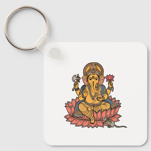 Lord Ganesh Nyckelring (Framsida)