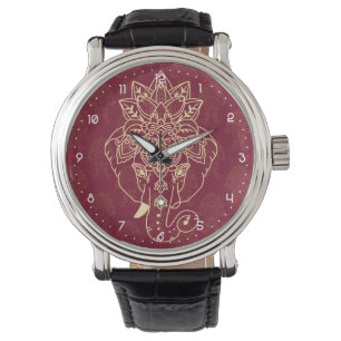 Lord Ganesh, vacker och kritisk bild Armbandsur