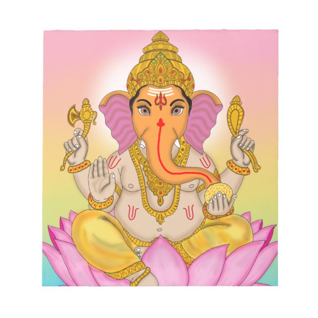 Lord Ganesha Anteckningsblock (Framsida)
