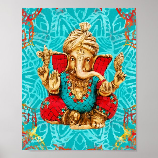 Lord Ganesha - Blandade medier Poster (Framsidan)