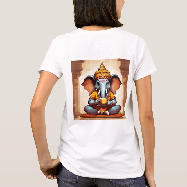 Lord Ganesha Bless Er SpT-Shirt T Shirt (Baksida)