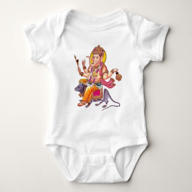 LORD GANESHA - Ganapati, Vinayaka och Pillaiyar T-shirt (Framsida)