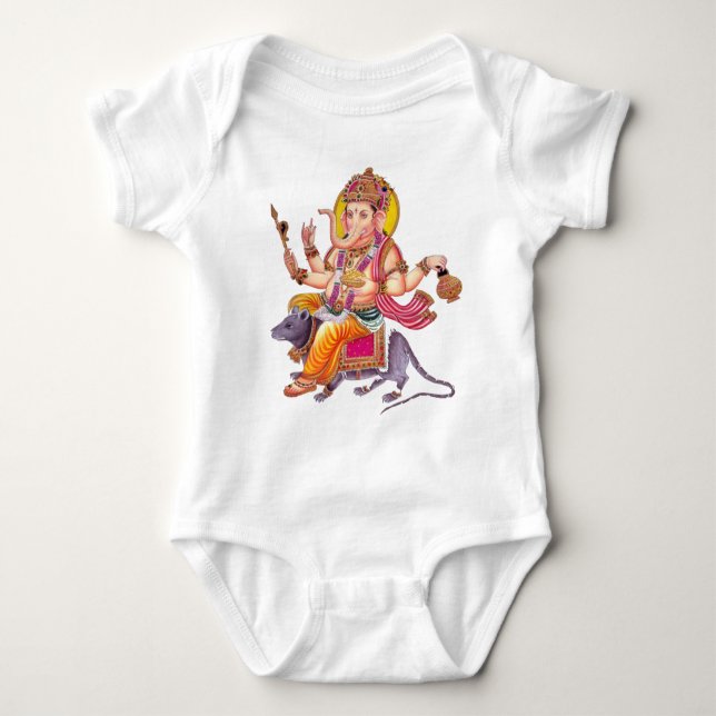 LORD GANESHA - Ganapati, Vinayaka och Pillaiyar Tee (Framsida)