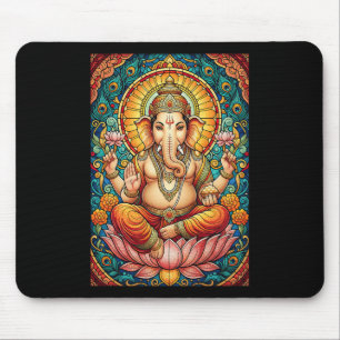 Lord Ganesha Glasmosaik Hinduisk Gud Hinduism Musmatta