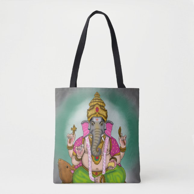 Lord Ganesha-handväskan Tygkasse (Framsida)