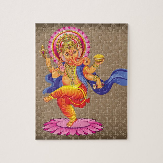 Lord Ganesha Hindu God Puzzle Pussel (Vertikal)