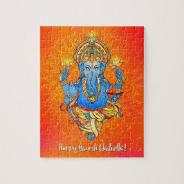 Lord Ganesha Hindu God Puzzle Pussel