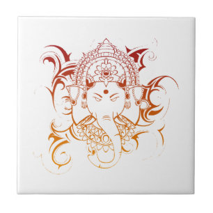 Lord Ganesha India Yoga Meditation Spirituality Kakelplatta