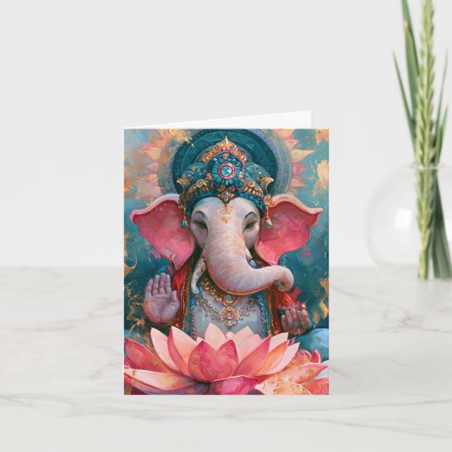 Lord Ganesha  Kort (Framsida)