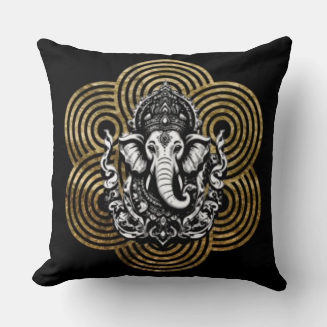 Lord Ganesha Kudde (Framsida)