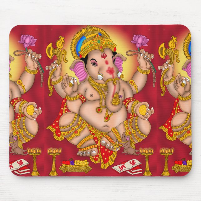 Lord Ganesha Mouse Pad Musmatta (Framsidan)