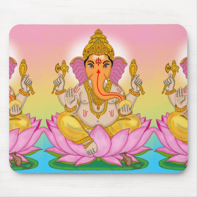 Lord Ganesha Mouse Pad Musmatta (Framsidan)