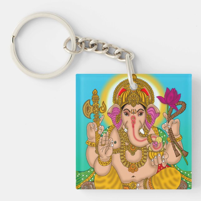 Lord Ganesha Nyckelring (Framsidan)