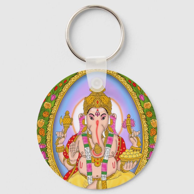 Lord Ganesha-nyckelring Nyckelring (Framsida)