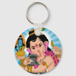 Lord Ganesha-nyckelring Nyckelring