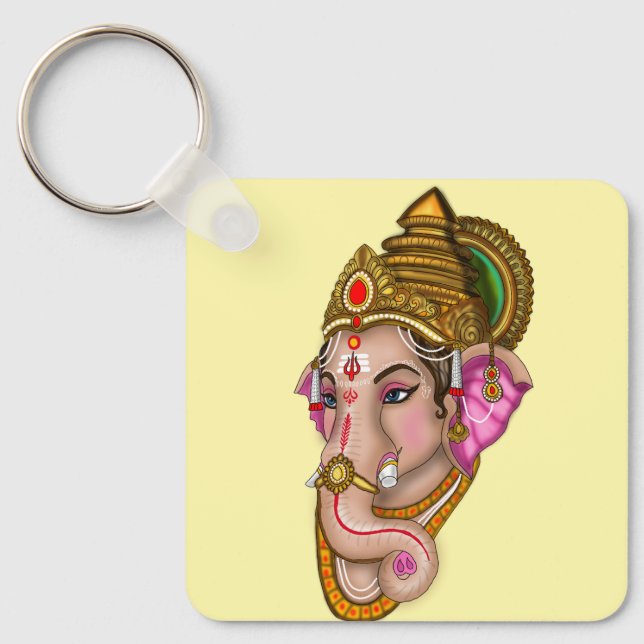 Lord Ganesha-nyckelring Nyckelring (Framsida)